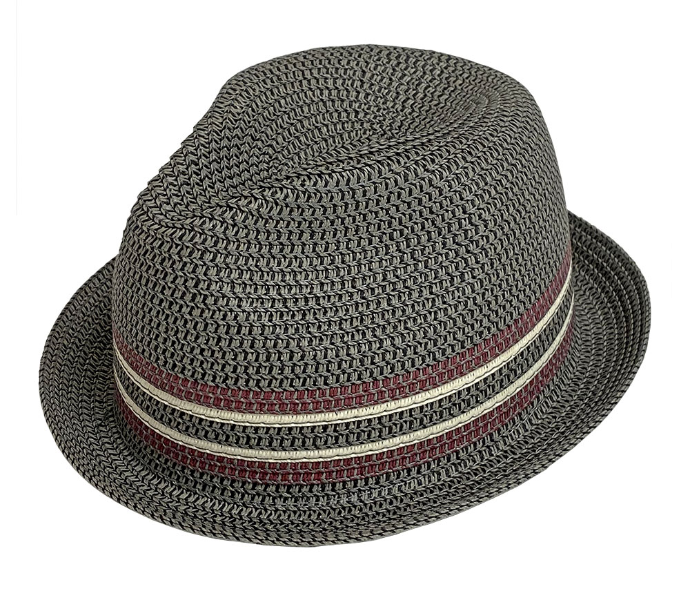 Gavin Melange Pinch Front Fedora - Brimmed Hats